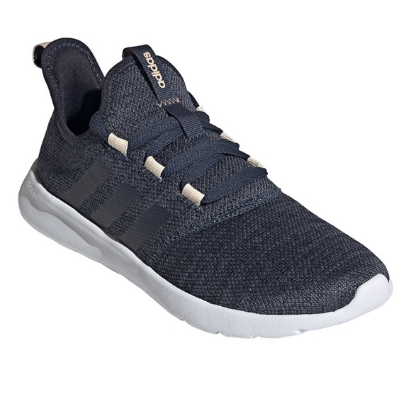 NEW Women's Adidas Cloudfoam Pure 2.0Shoes US 10 Crew Navy Metallic Halo Blush - Picture 1 of 7